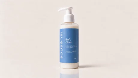 Soft Clean, sabonete facial em gel creme para pele sensível